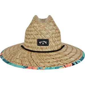 Billabong Tides Print Straw Lifeguard Hat